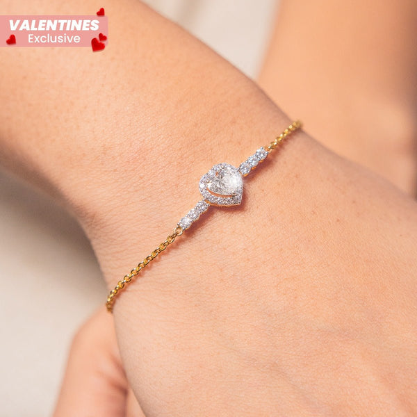 True Heart Lab Diamond 1 carat Bracelet